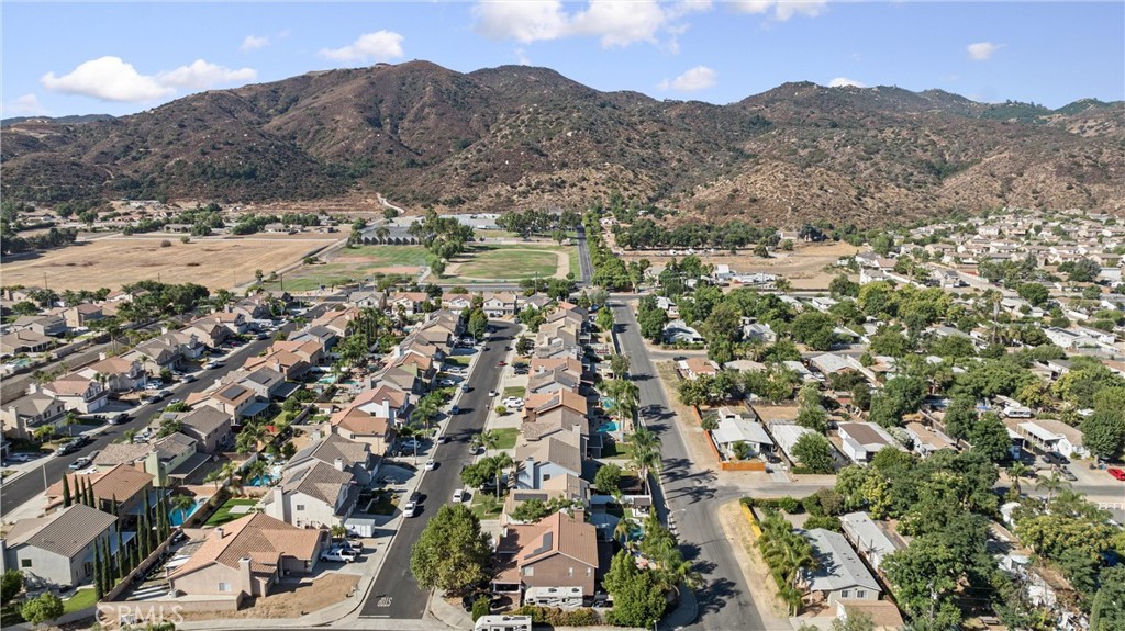 32853 Starlight Street Wildomar, CA 92595 - Photo 32 of 32 an aerial view of mountain with residential house and green space