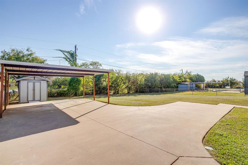 3105 Acton School Road Granbury, TX 76049 - Photo 35 of 40 a view of swimming pool with outdoor seating and yard in back