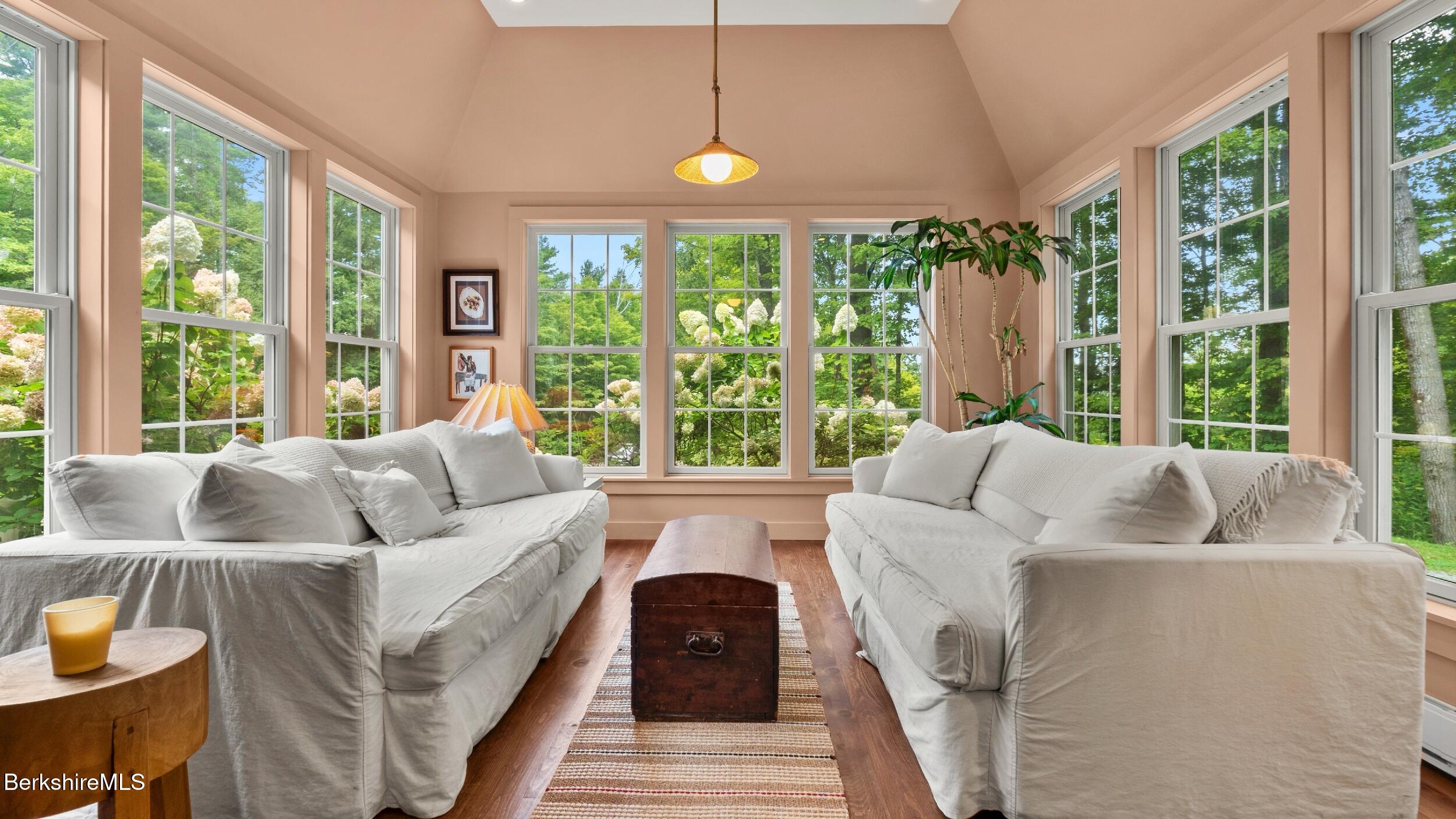 77 New Marlboro Road Monterey, MA 01245 - Photo 10 of 50 Pink Living Room