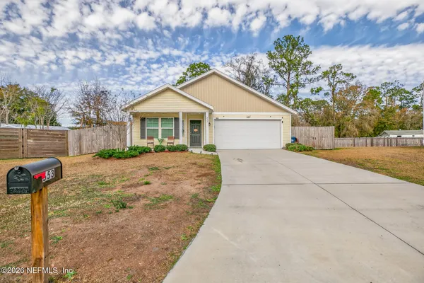 a view of house and outdoor space