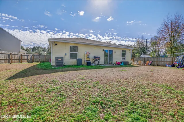 a view of a house with a patio