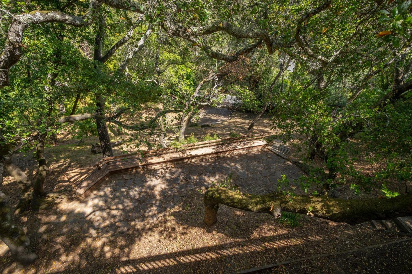 775 Bowhill Road Hillsborough, CA 94010 - Photo 26 of 28 a backyard of a house with a yard