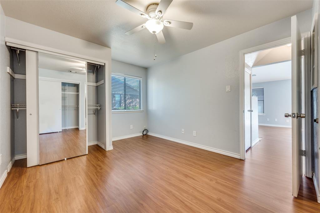 2240 Tarpley Road, Unit 32 Carrollton, TX 75006 - Photo 8 of 15 1st Floor Bedroom with Storage