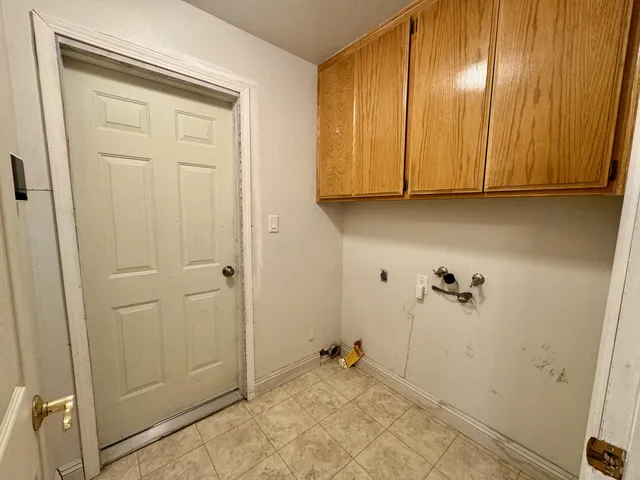 a view of a closet area
