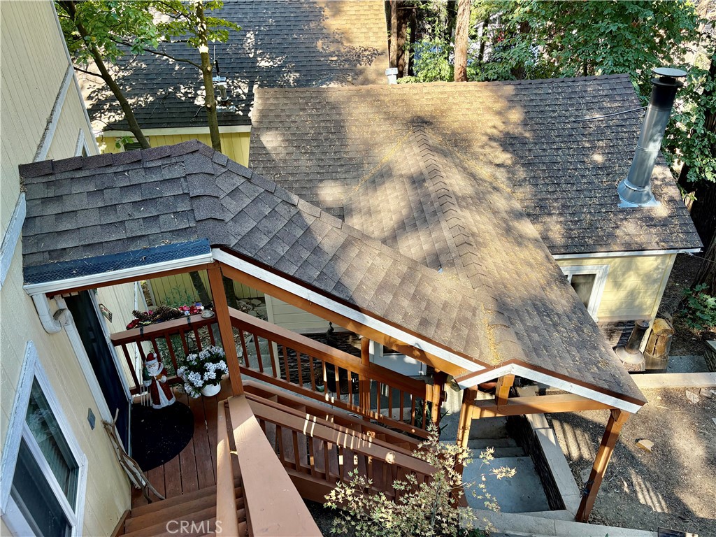 743 Woodland Road Crestline, CA 92325 - Photo 3 of 57 a view of outdoor space with seating area
