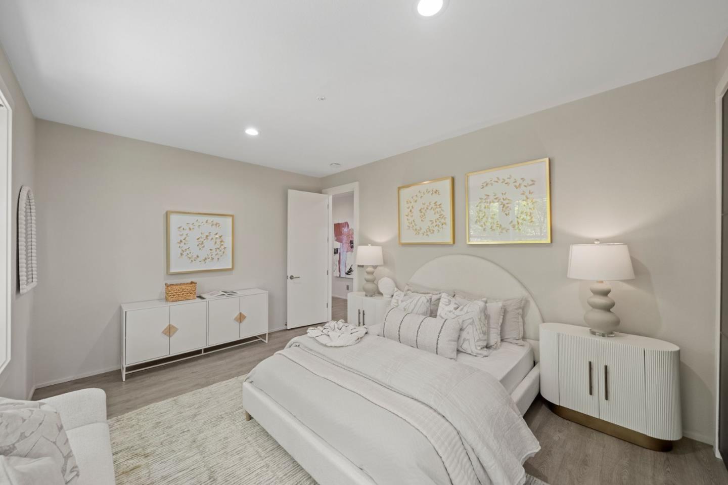 2698 Greenrock Road Milpitas, CA 95035 - Photo 46 of 99 a spacious bedroom with a bed and a couch