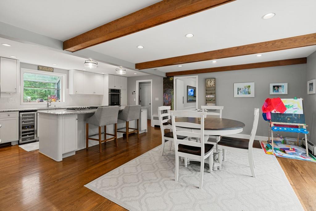16 Standish Road Wayland, MA 01778 - Photo 9 of 22 a view of a dining room with furniture window and wooden floor