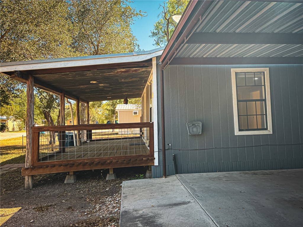 Undisclosed Address Three Rivers, TX 78071 - Photo 12 of 12 a backyard of a house with barbeque oven table and chairs