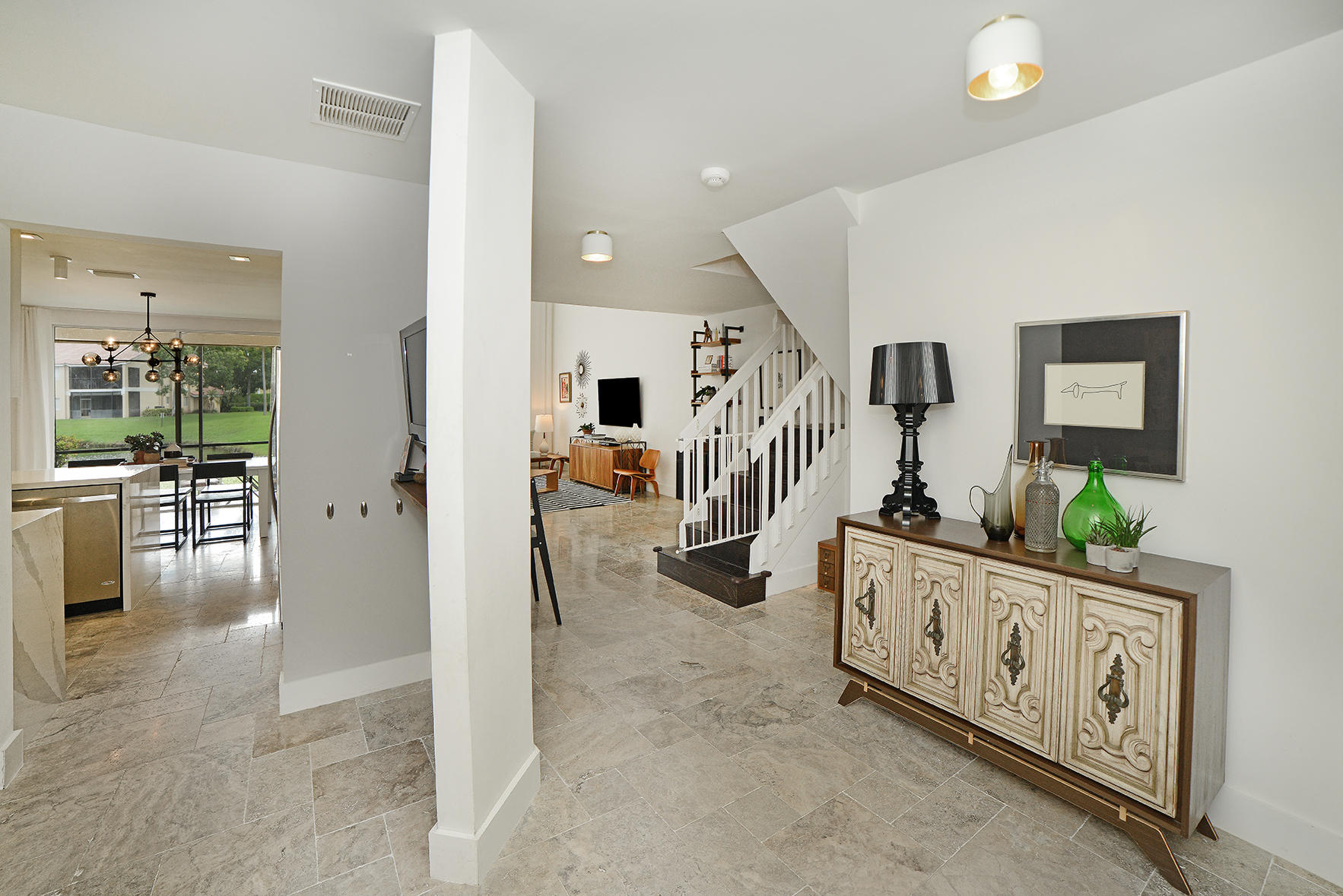 23061 Aqua View, Unit 4 Boca Raton, FL 33433 - Photo 5 of 36 v-10AFoyerEntrancetoLivingAreas