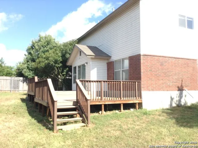 a view of deck and patio