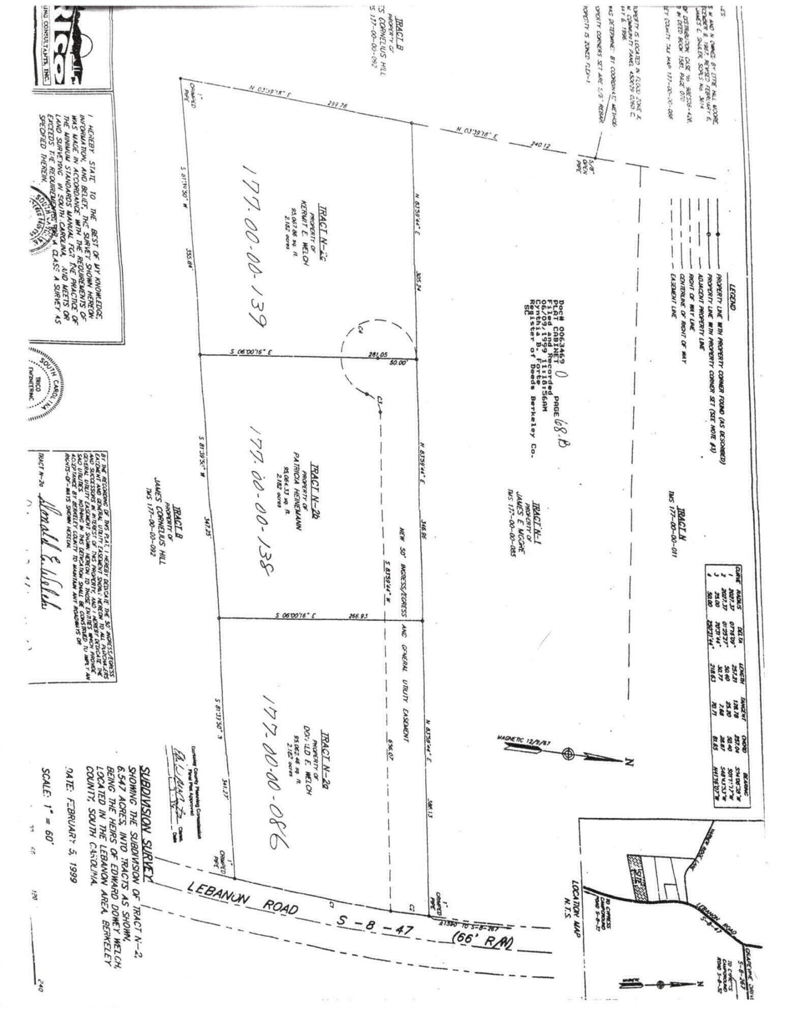 1225 Lebanon Road Ridgeville, SC 29472 - Photo 1 of 2 1225 Lebanon Road Plat