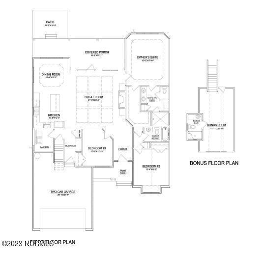 6885 Campbells Ridge Drive Southeast Leland, NC 28451 - Photo 8 of 8 Floorplan