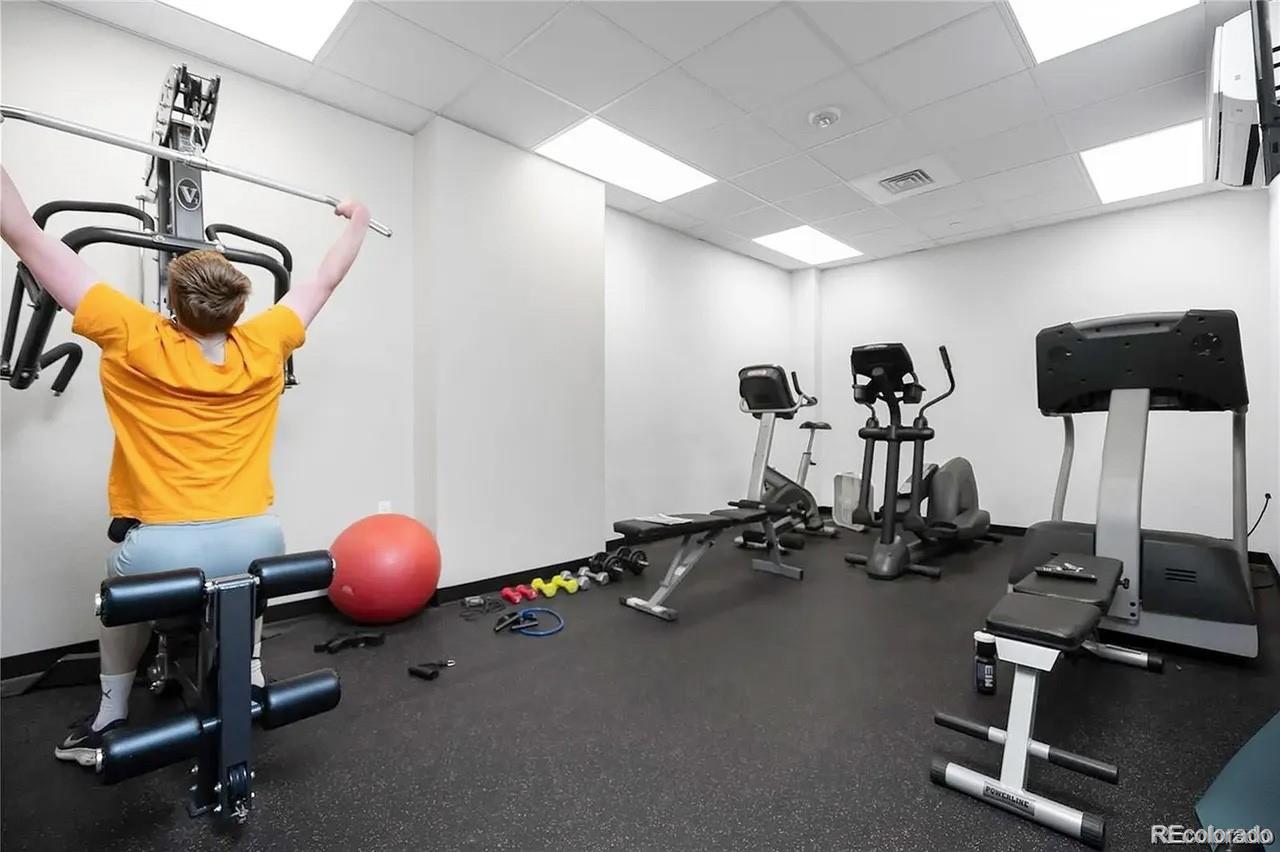 708 13th Street, Unit 250 Golden, CO 80401 - Photo 19 of 27 a view of a room with gym equipment