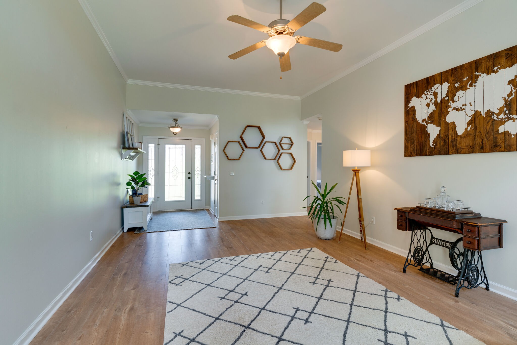 310 Lenox Court Springfield, TN 37172 - Photo 3 of 12 a view of an entryway with wooden floor