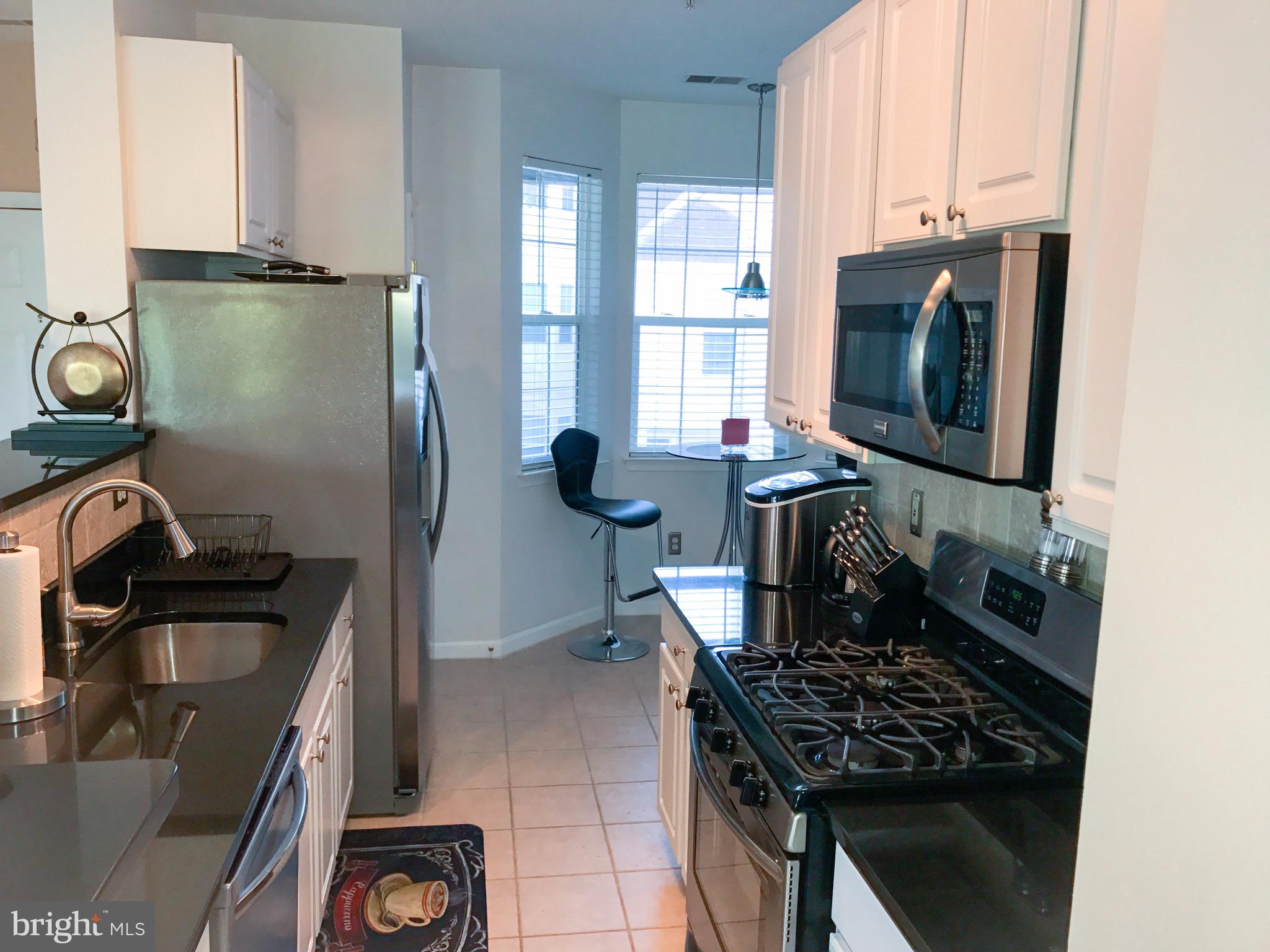 41 Hawk Rise Lane, Unit 202 Owings Mills, MD 21117 - Photo 4 of 33 a kitchen with a sink stove and refrigerator