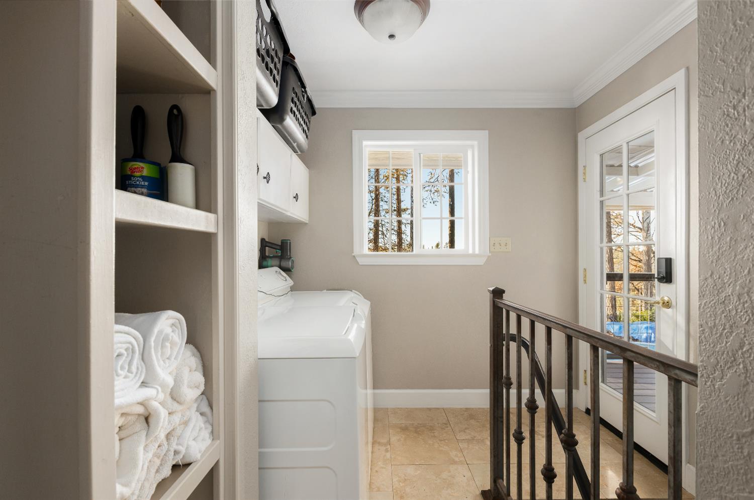 12636 Nottingham Lane Grass Valley, CA 95949 - Photo 17 of 34 a view of a hallway with windows and stairs