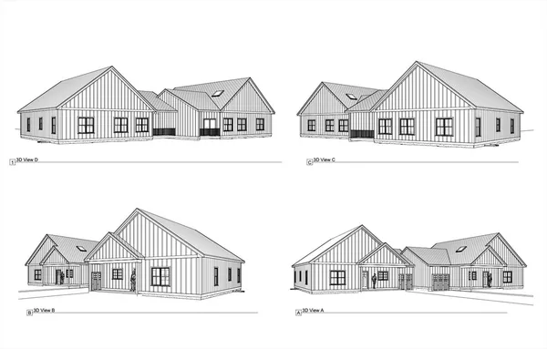 a view of white house with a large windows