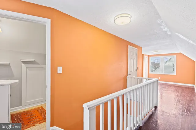 a view of a hallway with interior of the house