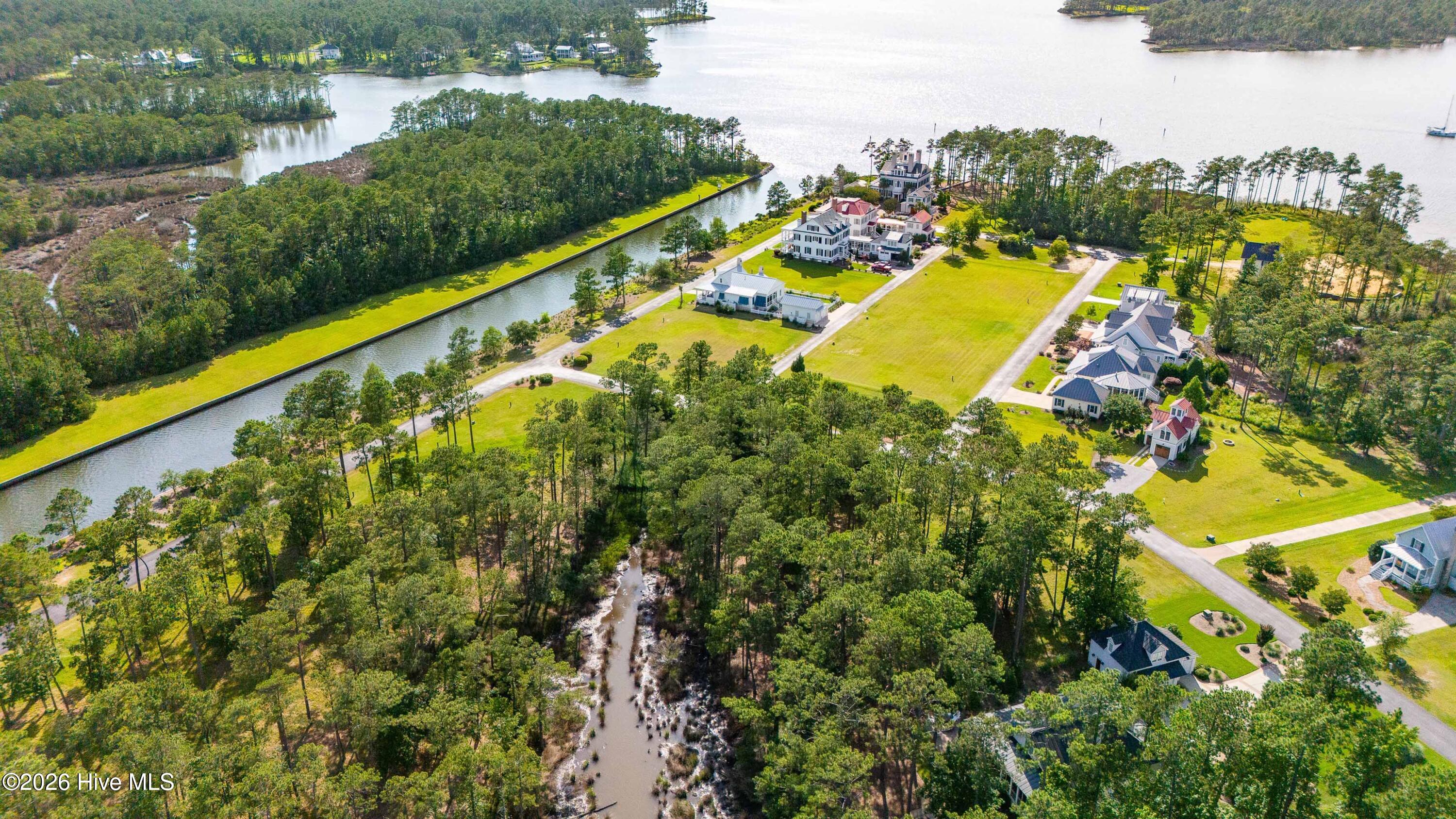 88 Oyster Point Road Oriental, NC 28571 - Photo 7 of 30 007_Aerial Water View