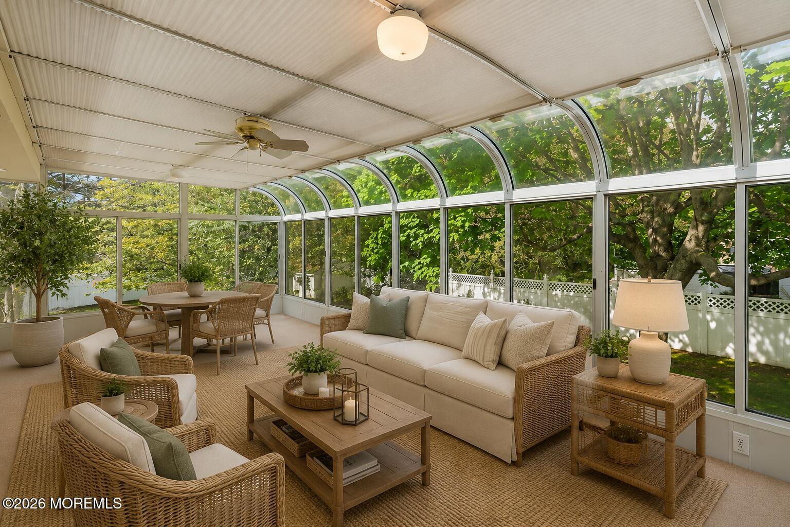 1109 Hope Road Tinton Falls, NJ 07712 - Photo 19 of 40 Virtually Staged Sunroom