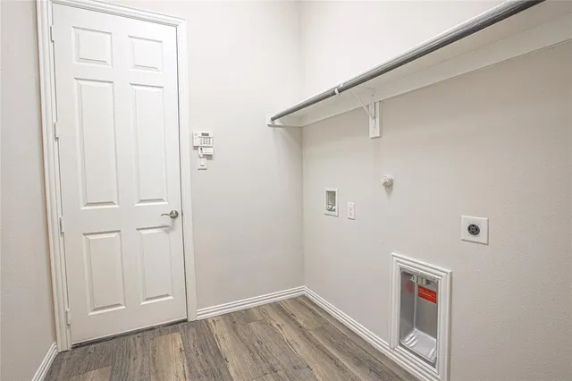 a view of an entryway with hallway