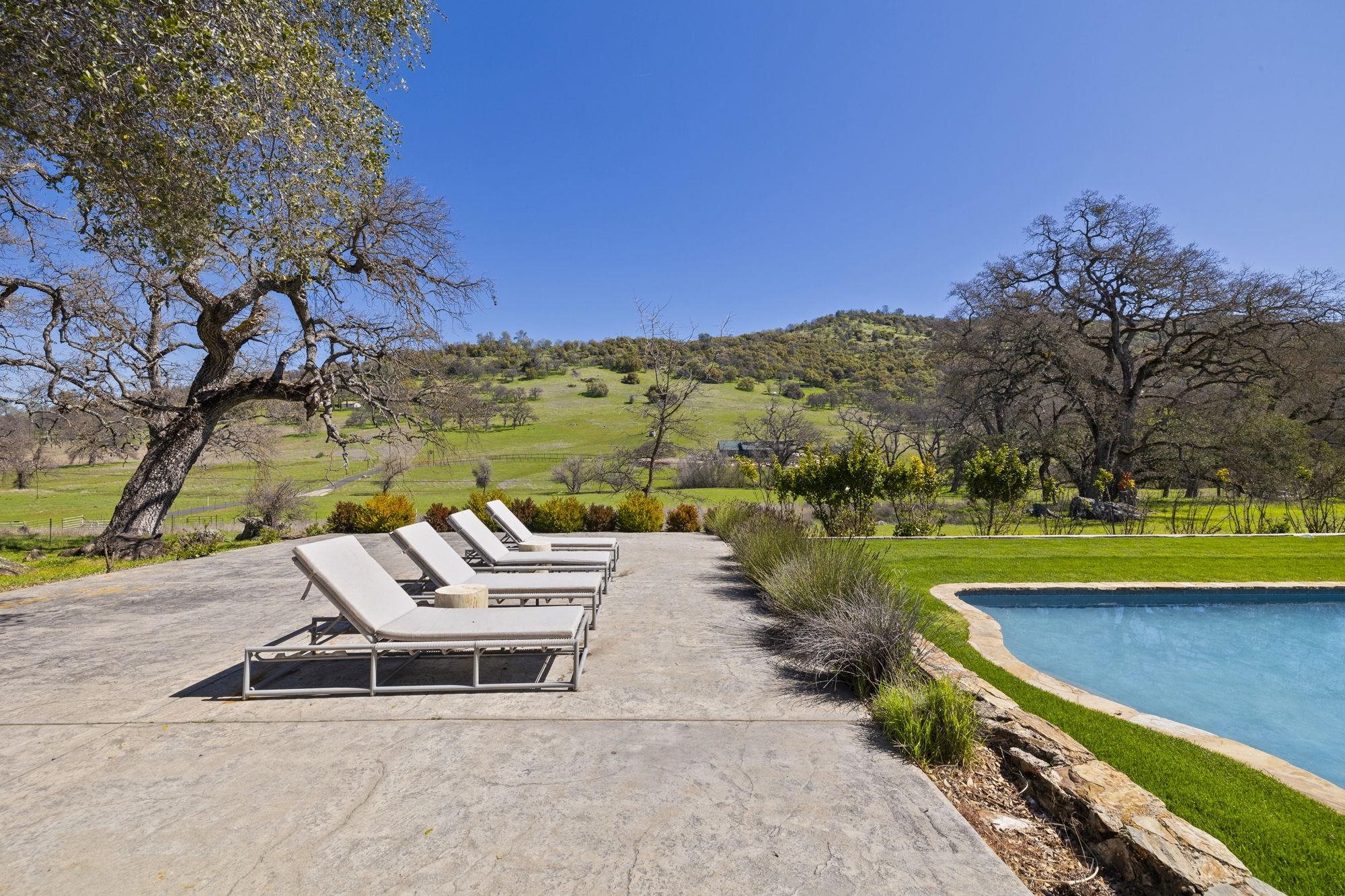 514 Appaloosa Road Angels Camp, CA 95222 - Photo 45 of 57 Additional Patio Overlooking the Pool