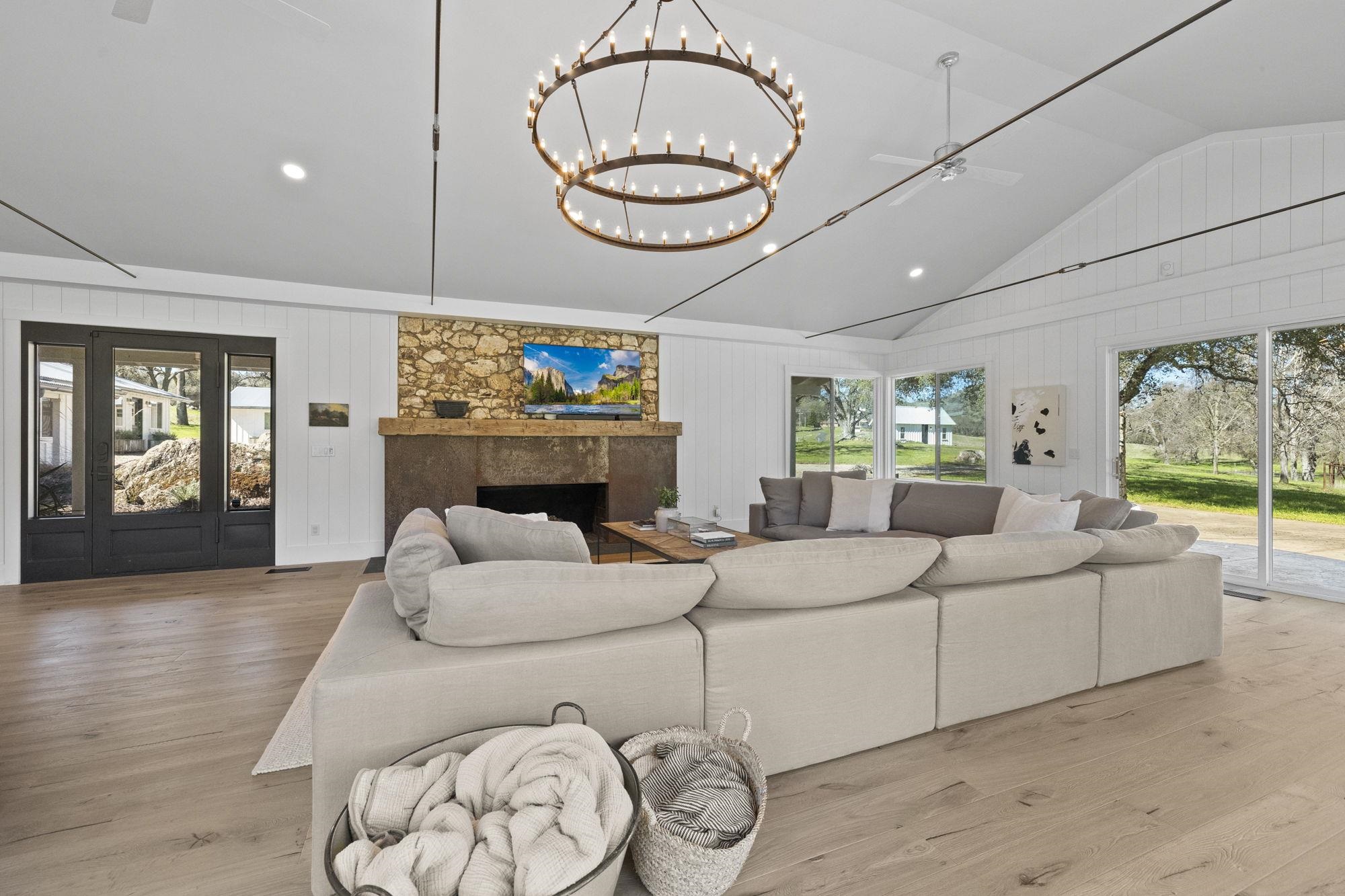 514 Appaloosa Road Angels Camp, CA 95222 - Photo 9 of 57 Cathedral Ceiling with Impressive Chandelier