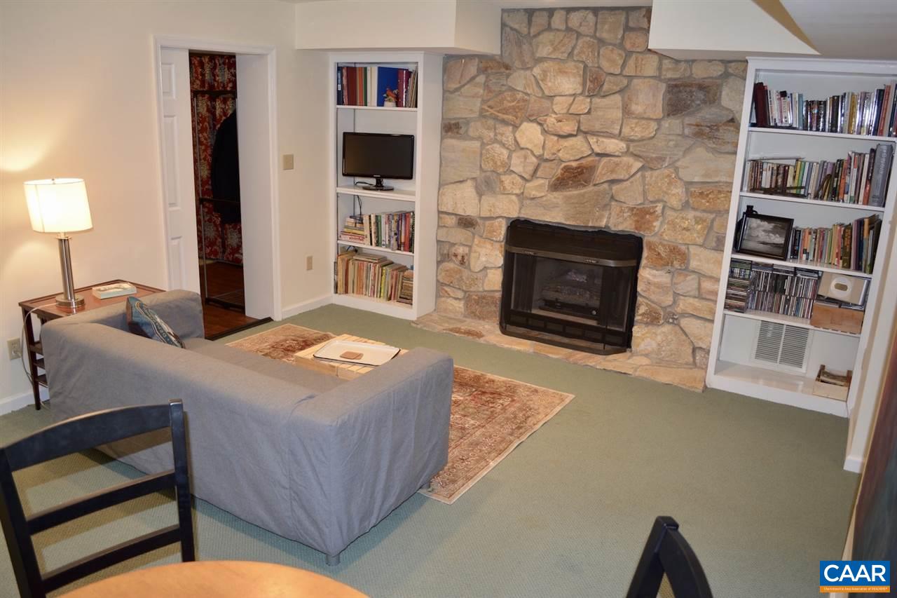 1167 Raintree Drive Charlottesville, VA 22901 - Photo 22 of 24 a living room with furniture and a fireplace