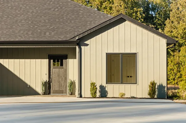 a view of a house with a outdoor space