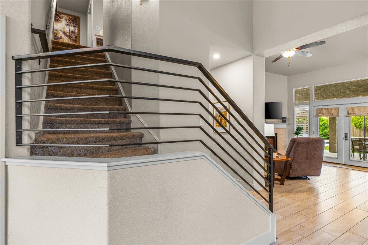 2485 Tigers Drive Turlock, CA 95382 - Photo 47 of 77 a view of entryway and hall with wooden floor