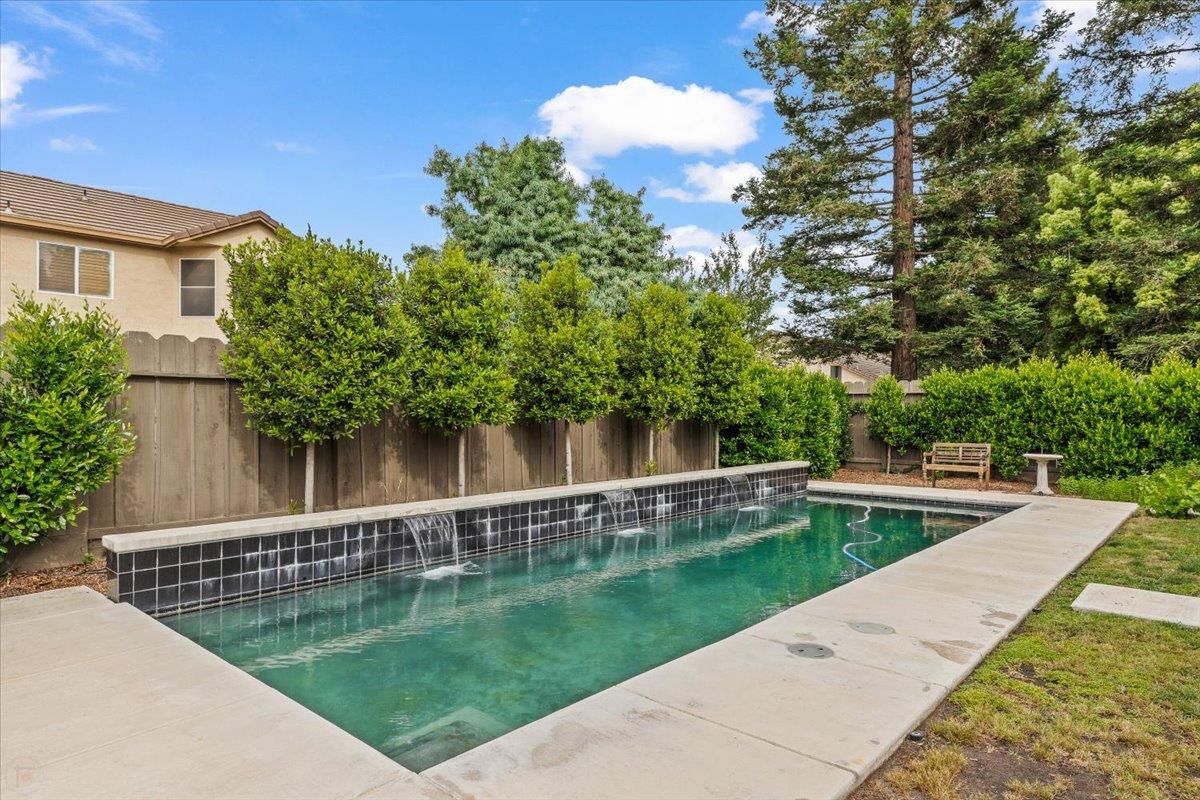 2485 Tigers Drive Turlock, CA 95382 - Photo 67 of 77 a view of a backyard with a lake view