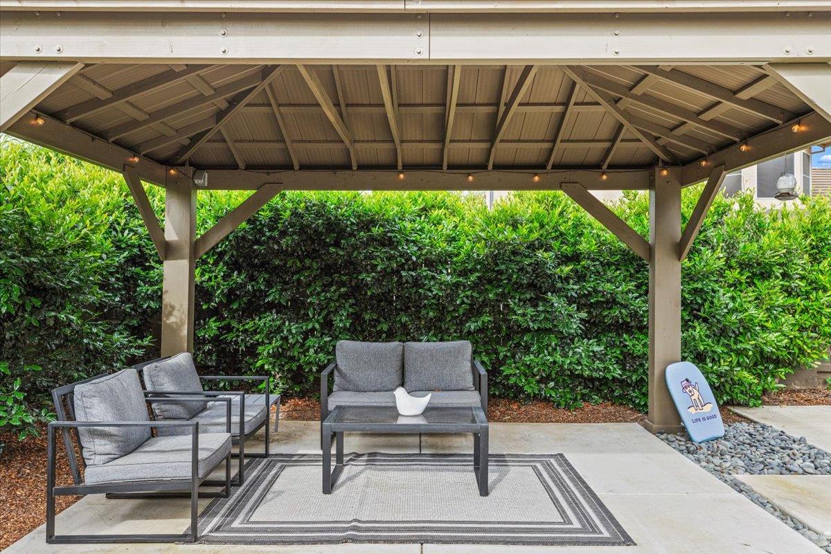 2485 Tigers Drive Turlock, CA 95382 - Photo 71 of 77 a patio view with a table and chairs