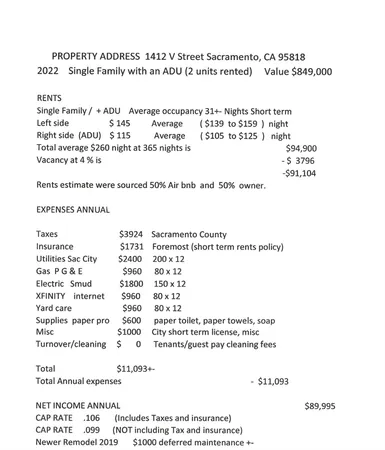 $629,000 | 1412 V Street, Sacramento, CA 95818