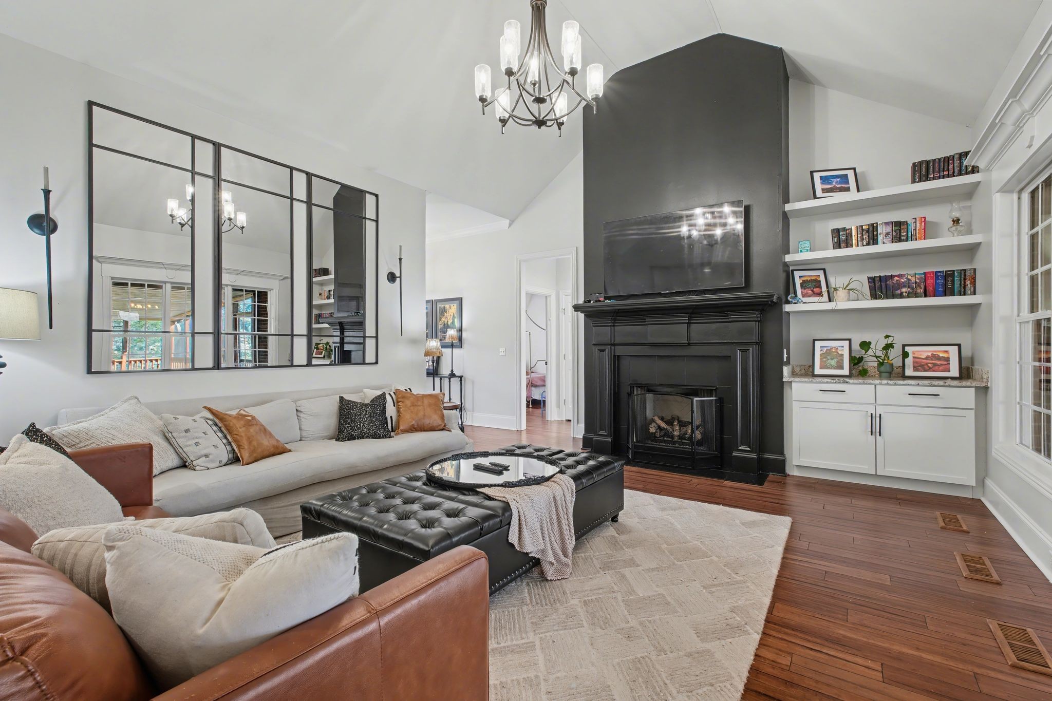 701 Deer Ridge Lane Lebanon, TN 37087 - Photo 11 of 41 a living room with furniture fireplace and flat screen tv