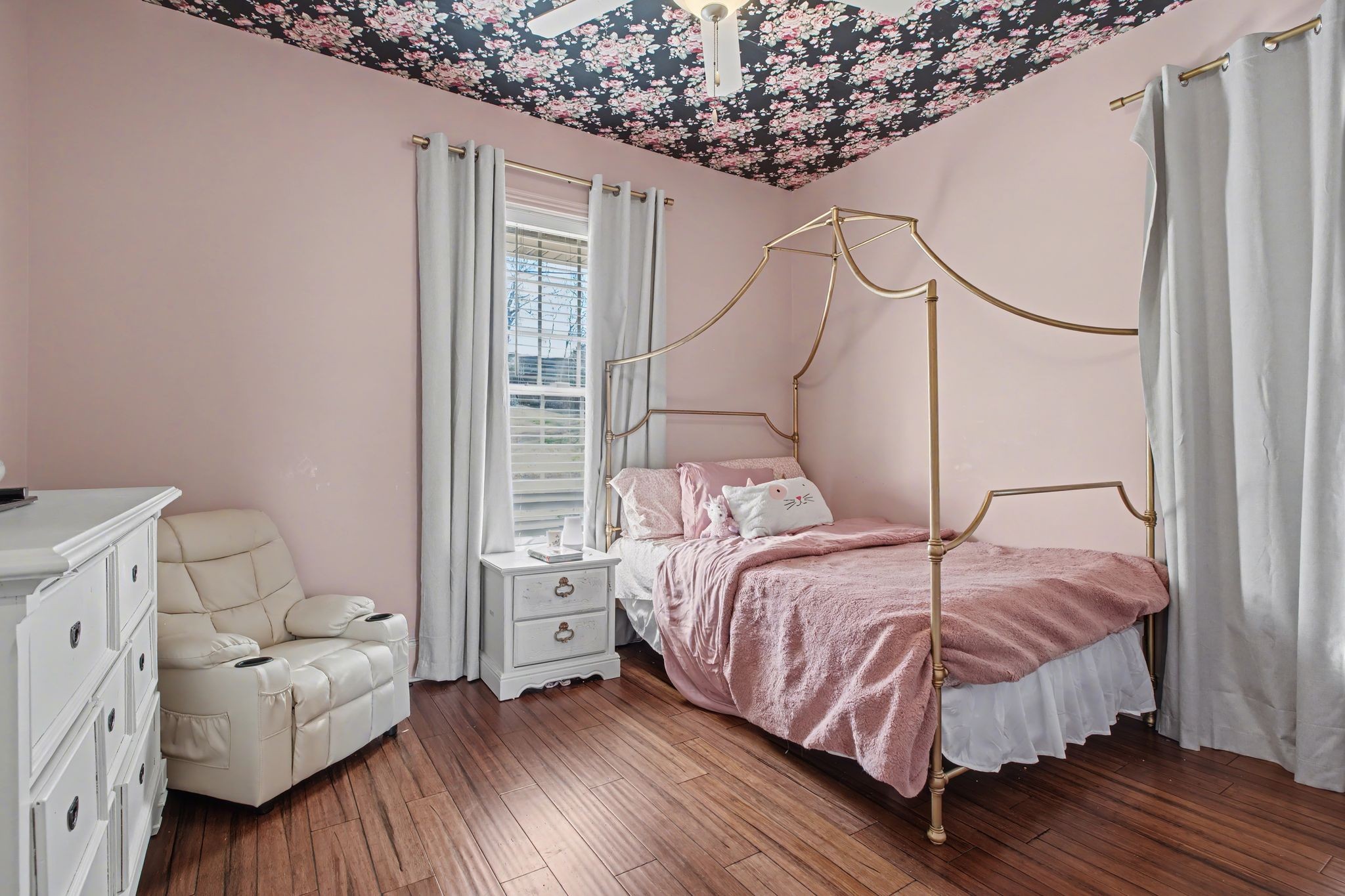 701 Deer Ridge Lane Lebanon, TN 37087 - Photo 27 of 41 a bedroom with a bed and wooden floor