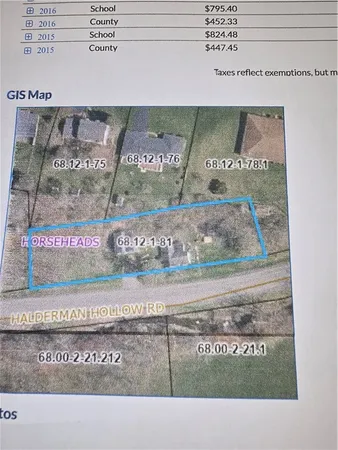 $44,500 | 787 Halderman Hollow Road, Horseheads, NY 14903