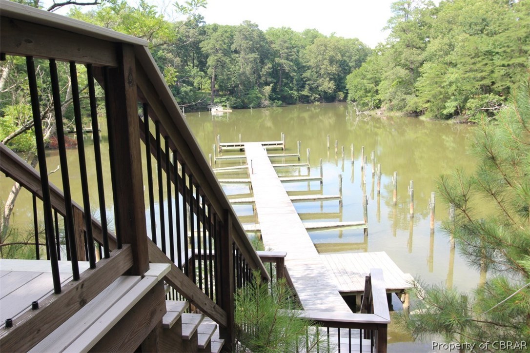 308 Tides Run Yorktown, VA 23692 - Photo 34 of 34 a view of balcony with wooden floor and lake view