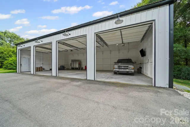 a view of car parked in front of house