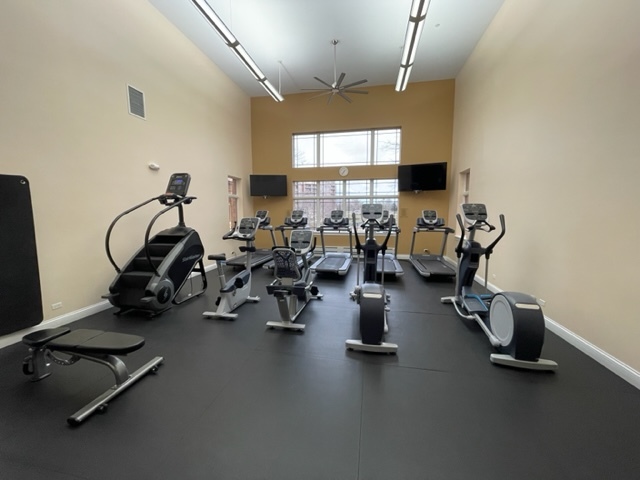 115 Prairie Park Drive, Unit 407 Wheeling, IL 60090 - Photo 15 of 17 a view of a room with gym equipment
