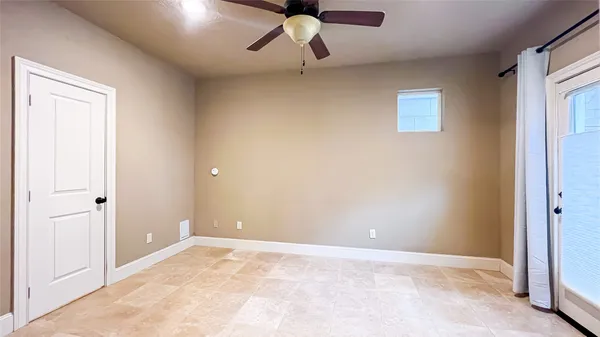 a view of an empty room
