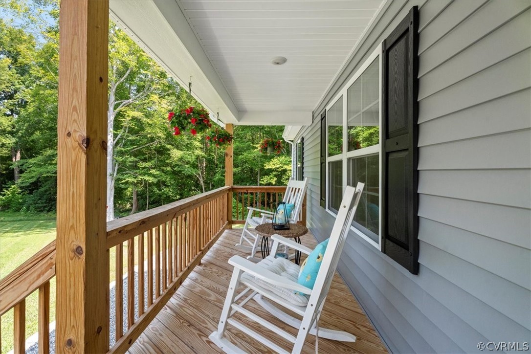 1820 Ballsville Road Powhatan, VA 23139 - Photo 25 of 46 a view of balcony with furniture