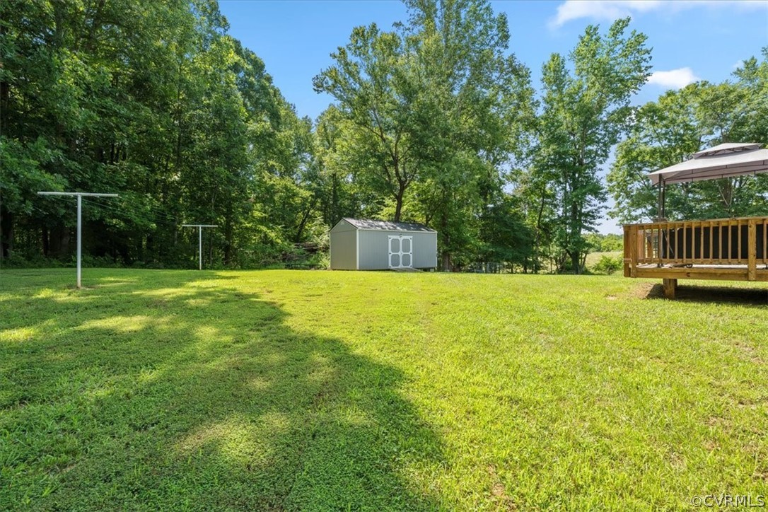 1820 Ballsville Road Powhatan, VA 23139 - Photo 29 of 46 a view of a yard with a small house