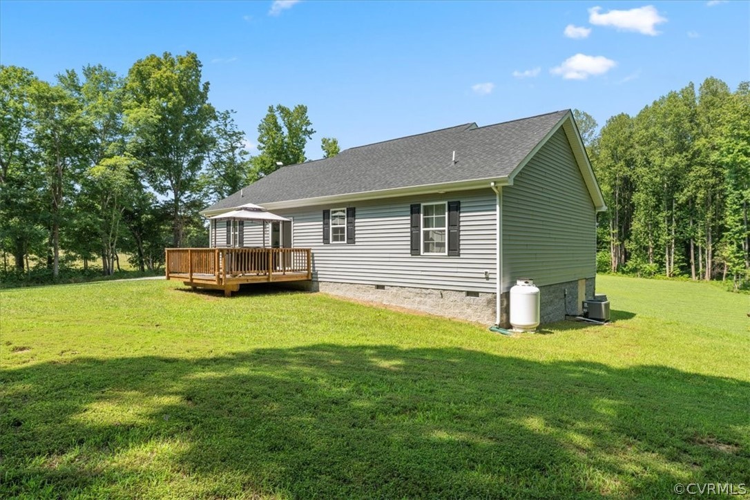 1820 Ballsville Road Powhatan, VA 23139 - Photo 30 of 46 a house view with a garden space