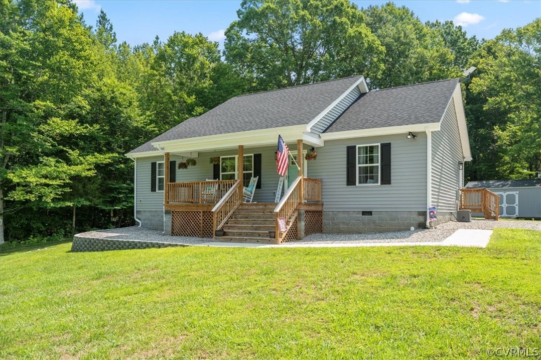 1820 Ballsville Road Powhatan, VA 23139 - Photo 46 of 46 a view of a house with a yard patio and swimming pool