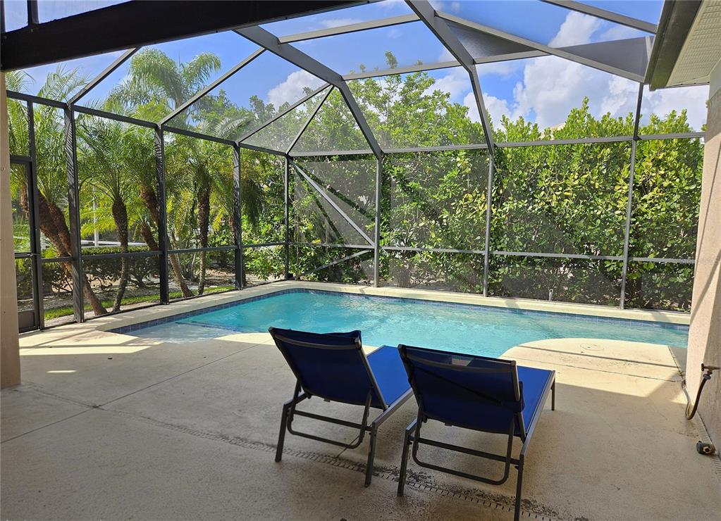 175 Braemar Avenue Venice, FL 34293 - Photo 15 of 40 a view of yard with a table and chairs under an umbrella