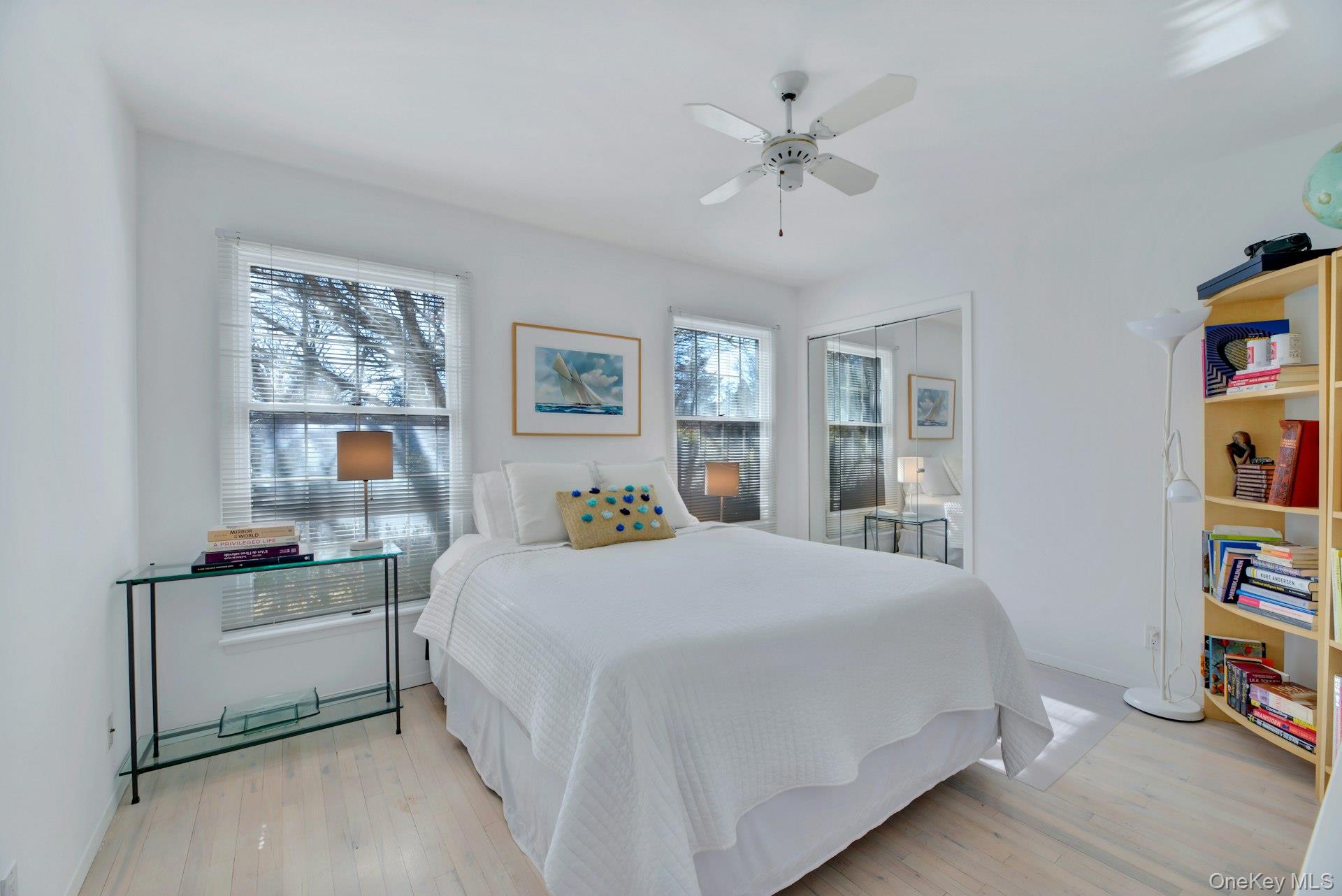 94 South Country Road Remsenburg, NY 11960 - Photo 28 of 40 First floor full size bedroom with ceiling fan