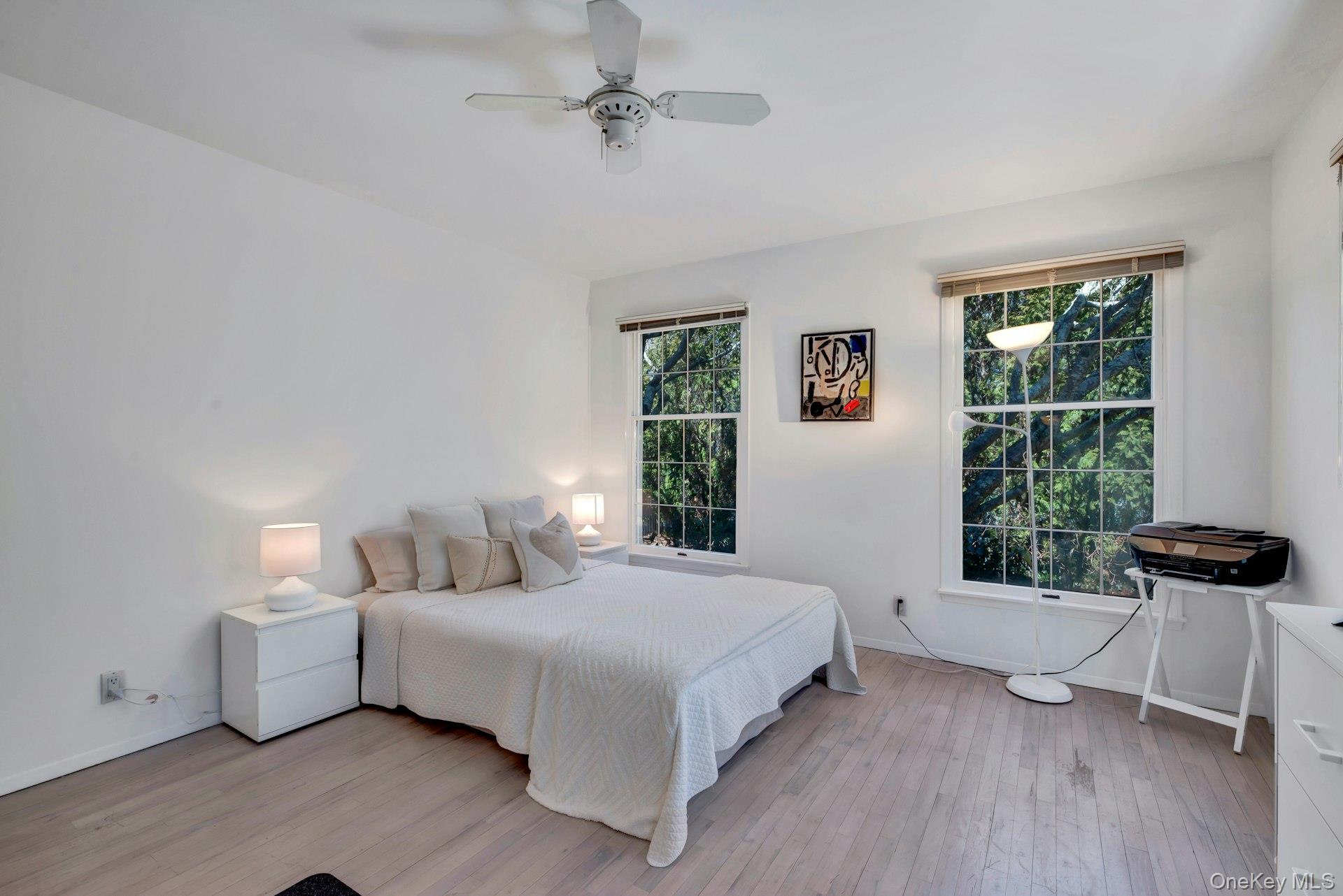 94 South Country Road Remsenburg, NY 11960 - Photo 31 of 40 First floor bedroom doubling as home office with ceiling fan