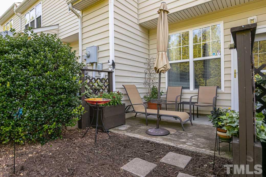 4834 Sir Duncan Way Raleigh, NC 27612 - Photo 20 of 27 Nicely landscaped private patio!
