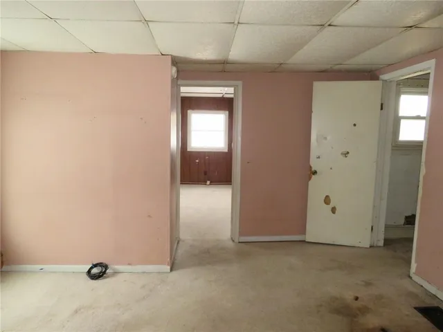 a view of an empty room