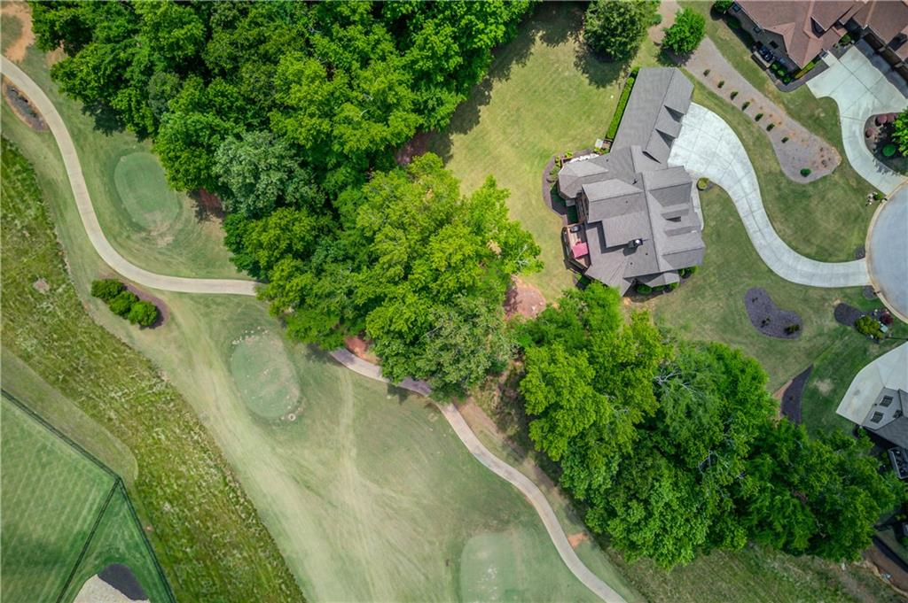 2240 Pear Grove Court Jefferson, GA 30549 - Photo 75 of 85 an aerial view of a house with a yard and lake view